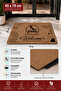 Door Mat 45X70Cm Velour Texture Coco Appearance Non-Slip Indoor Outdoor Heel Warning - 3