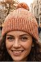 Women's Pompom Knitted Knitwear Beanie with Lining Inside, Winter Beanie - 7