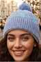 Women's Pompom Knitted Knitwear Beanie with Lining Inside, Winter Beanie