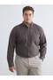Regular Fit Long Sleeve Gabardine Men's Shirt - 2
