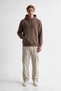 Men's Hooded Sweatshirt with Side Pockets, 3 Thread Soft Textured Fabric - 6