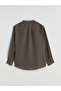 Comfortable Fit Dominant Collar Long Sleeve Men's Shirt - 6