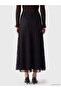 Esvab • Modern & Distinctive A-Line Skirt with Waist Drawstring and Lace - 3