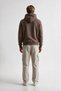 Men's Hooded Sweatshirt with Side Pockets, 3 Thread Soft Textured Fabric - 4