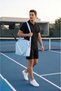 Fabric Tennis Bag, Padel Bag, Tennis Bag with Racket Pocket, Tennis Bag, Blue Tennis Bag, Blue Tennis Bag - 5