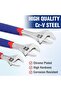 3-Piece Adjustable Wrench Set, Metric & SAE - 2