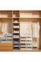 Wardrobe Organizer and Storage Organizer, Stackable Collapsible Storage Shelves, 4pcs Drawe - 2