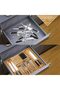 Bamboo Expandable Cutlery Organizer Tray, Adjustable Kitchen Drawer Organizer, Silverware Tra - 2