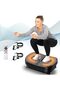 Vibration Plate Exercise Machine, PBYRD Portable Full Body Vibration Platform for Lymphatic Drainage