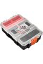 Heavy Duty Tool Box Organizer - Small Parts Organizer for Screws Nuts and Bolts - Multi Compartment Storage Solution