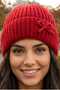 Women's Bow Detailed Knitted Knitwear Winter Beanie