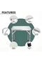 Camping Table – Portable Folding Lightweight Aluminum Picnic Table with Adjustable Height, Fold-in-H - 5