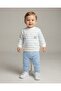 Baby Boy Seasonal Striped 6-9-12-18 Months 2 Thread Top and Bottom 100% Cotton 2-Piece Set