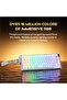 لوحة مفاتيح ميكانيكية بـ 68 مفتاحًا، بإضاءة خلفية RGB من نوع Mingyue Axis، تصميم صغير مدمج مع فصل خطوط المفاتيح، تدعم اللغة الإنجليزية - 6