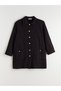 Alita City Lcw Grace Black Interlock Patterned Women's Cardigan with a Difference - 5