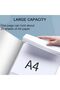 Plastic Presentation Book, Document Organizer Binder with 100 Pocket Clear Sheet Protectors, - 3
