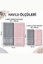 Fiesta Gold 6 Piece 100% Cotton Ring Yarn Jacquard Detailed Boxed Family Bathrobe Set Size L - 7