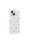 iPhone 15 Case Floral and Bow Pattern with Camera Raised Lckc Premium - 6