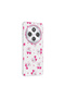 Xiaomi Redmi 14C 4g Case Floral and Bow Pattern with Camera Raised Tkng Premium - 5