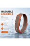 حزام نايلون متوافق مع Fitbit Air، حزام بديل قابل للتنفس مع مشبك آمن، خفيف الوزن - 4