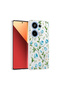 Xiaomi Redmi Note 13 Pro 4g Case Floral and Bow Pattern with Camera Raised Senk Premium
