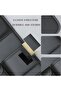 Car Backseat Organiser with Foldable Table Tray, Premium PU Leather, Multi-Pocket Storage, Touch Scr - 4