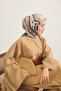 Twill Silk Scarf Retro Paisley Dark Gray - 5