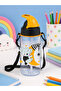Third Tritan Patterned Water Bottle with Straw (Drinker) 500 Cc - 5