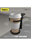 Multi Use Cup Holder with Strong Clip and Adjustable Hook - Universal Fit for Strollers Desks Bikes and More - Non Slip Silicone Pad and Durable Travel Ready Design - 4