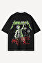 Metallica Justice for All V2 Printed Black Oversize Tshirt - 2