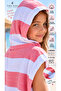 100% Cotton Children's Poncho for Ages 9-12