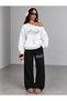 Iconic Printed Women's Boat Neck Sweatshirt/Top Track Suit Set