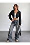Hooded Crop Cardigan 3 Yarn Thick Fabric - 7