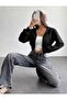 Hooded Crop Cardigan 3 Yarn Thick Fabric - 4