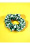 Joyfull 5 Mini Scrunchie Set of 2 Flower Patterned Handmade Hair Clips - 3