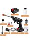Portable Cordless Pressure Washer With Two Battery Multicolour - 3