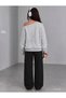 New York Ny Printed Women's Boat Neck Sweatshirt/Top Tracksuit Set - 2