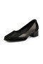 D26Ka-7090-B Women's Genuine Leather 4 cm Thick Heeled Casual Shoes