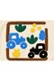 Children's Top and Bottom Set Car Printed Sweatshirt and Pants Set - 3