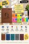 2027 Ataturk Silhouette Spiral Daily Agenda 17X24 cm Brown + 4 Color Adhesive Note Paper + 100 Pieces Film Index Bookmark - 2