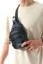 Men'S/Unisex Water-Resistant 4-Compartment Chest and Shoulder Bag (Body Bag / Crossbody Bag) Length 22 cm Width 14 cm Bottom 4 cm (Code 1036) - 2