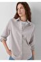 Striped Regular Fit 100% Cotton Women's Shirt.