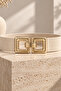 Women's 6 cm Thick Elastic Flexible Metal Buckle Waist Belt Mfr5019 - 7