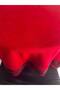 Velvet Textured Lace Detailed Round Tablecloth 150 cm - Color Options - 6