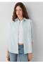 Striped Regular Fit 100% Cotton Women's Shirt.