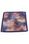 Artistic Watercolor Patterned - Twill Silk Textured - Multi-Purpose Square Bandana Scarf 50X50 cm - 5