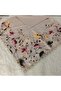 Handmade Patterned Yarn Embroidery with Ring Beads on the Edge, Yemeni, Scarf, with Embroidery on 4 Sides - 2