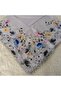 Handmade Patterned Yarn Embroidery with Ring Beads on the Edge, Yemeni, Scarf, with Embroidery on 4 Sides - 2