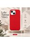 iPhone 14 Compatible Velvet Inside Stain-Resistant Matte Soft Silicone Launch Case