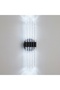 Bhbackhome Aura Medium 39 cm Modern Design Led Sconce - Wall Lamp - Black Case - Daylight Led - Battery Operated - 7